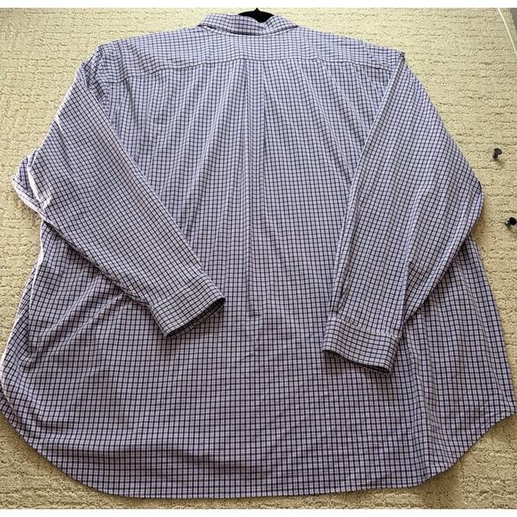 Ralph Lauren Performance Men’s 4XB Big Plaid Stretch Dress Shirt Classic Fit - Picture 2 of 6